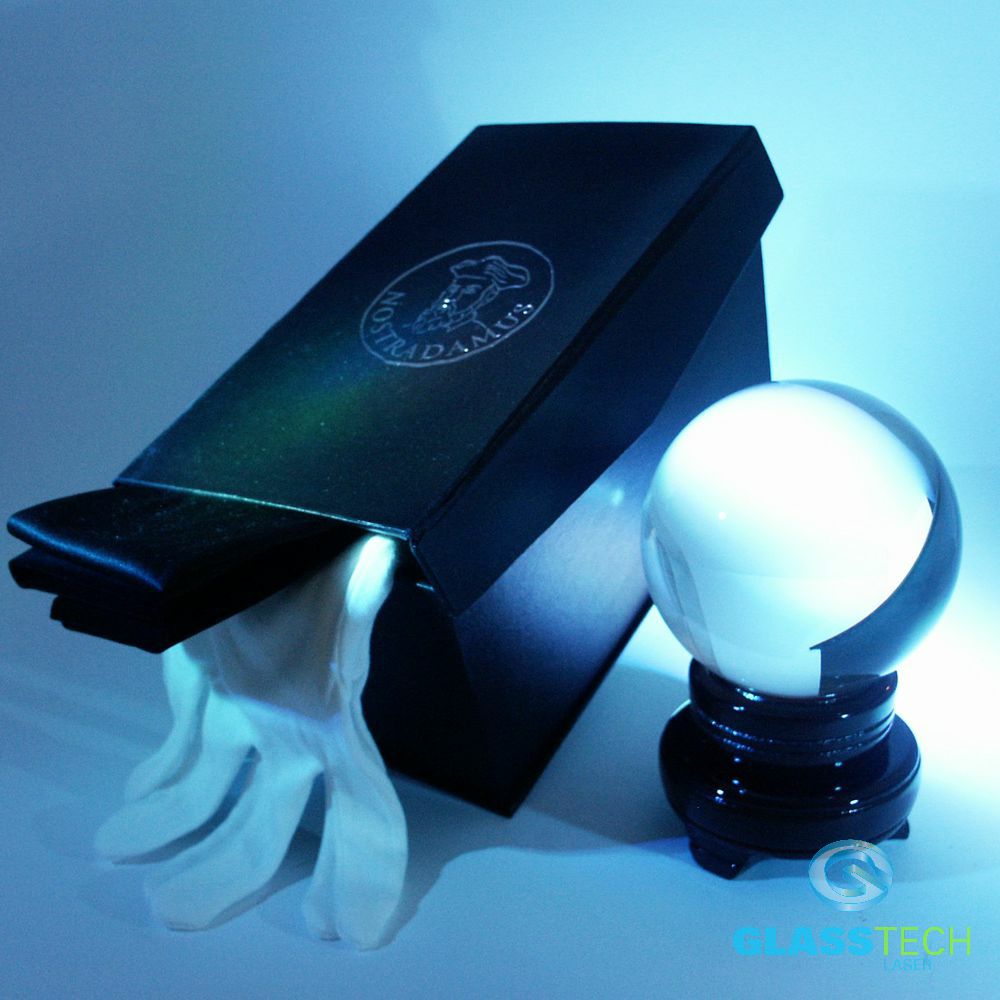 Set věštecké koule "NOSTRADAMUS" - 120 mm