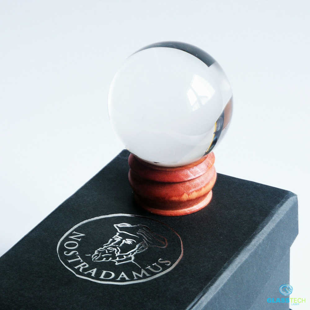 Set věštecké koule "NOSTRADAMUS" - 60 mm